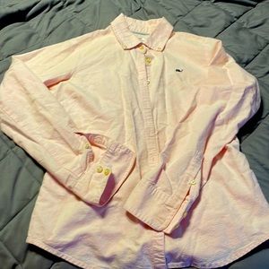 Light Pink Oxford button down Vineyard Vines size 2 women’s